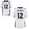 [Elite] Caldwell Denver Football Team Jersey -Denver #12 Andre Caldwell Jersey (White)