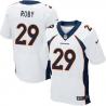 [Elite] Roby Denver Football Team Jersey -Denver #29 Bradley Roby Jersey (White)