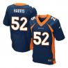 [Elite] Harris Denver Football Team Jersey -Denver #52 Jerrell Harris Jersey (Blue, 2013)
