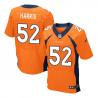 [Elite] Harris Denver Football Team Jersey -Denver #52 Jerrell Harris Jersey (Orange, 2013)