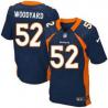[Elite] Woodyard Denver Football Team Jersey -Denver #52 Wesley Woodyard Jersey (Blue)