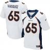 [Elite] Vasquez Denver Football Team Jersey -Denver #65 Louis Vasquez Jersey (White)