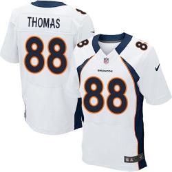 [Elite] Thomas Denver Football Team Jersey -Denver #88 Demaryius Thomas Jersey (White)