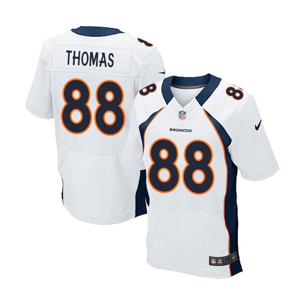 [Elite] Thomas Denver Football Team Jersey -Denver #88 Demaryius Thomas Jersey (White)