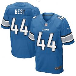 [Elite] Best Detroit Football Team Jersey -Detroit #44 Jahvid Best Jersey (Blue)