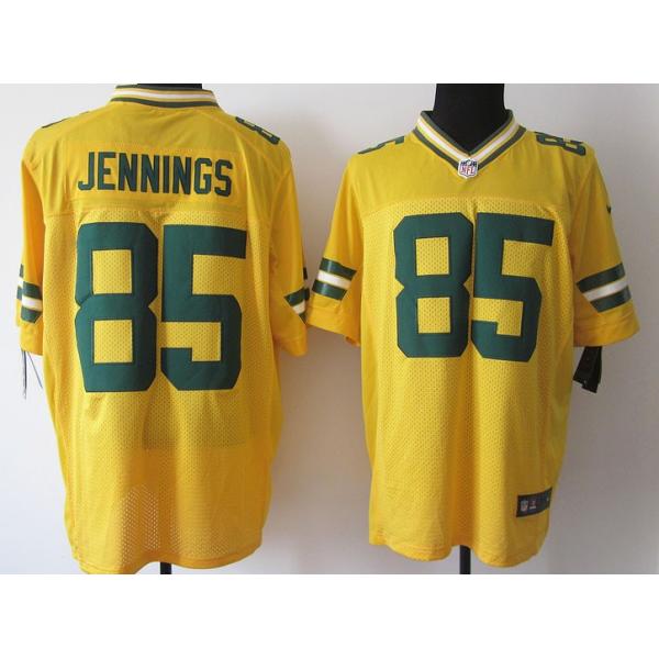 [Elite]Greg Jennings Green Bay Football Team Jersey(Yellow)_Free ...