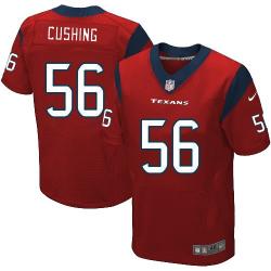 [Elite] Cushing Houston Football Team Jersey -Houston #56 Brian Cushing Jersey (Red)