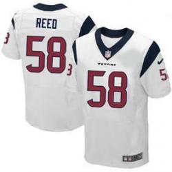[Elite] Reed Houston Football Team Jersey -Houston #58 Brooks Reed Jersey (White)
