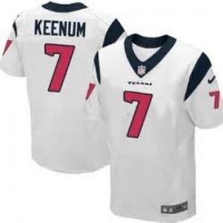 [Elite] Keenum Houston Football Team Jersey -Houston #7 Case Keenum Jersey (White)
