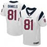 [Elite] Daniels Houston Football Team Jersey -Houston #81 Owen Daniels Jersey (White)