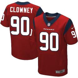 [Elite] Clowney Houston Football Team Jersey -Houston #90 Jadeveon Clowney Jersey (Red)