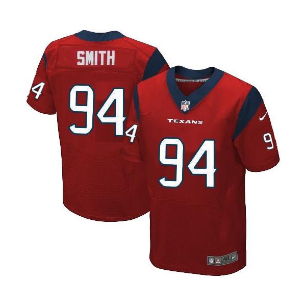 [Elite] Smith Houston Football Team Jersey -Houston #94 Antonio Smith Jersey (Red)
