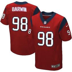 [Elite] Barwin Houston Football Team Jersey -Houston #98 Connor Barwin Jersey (Red)