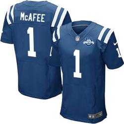 Elite]Pat Mcafee Indianapolis Football Team Jersey(Blue)_Free Shipping