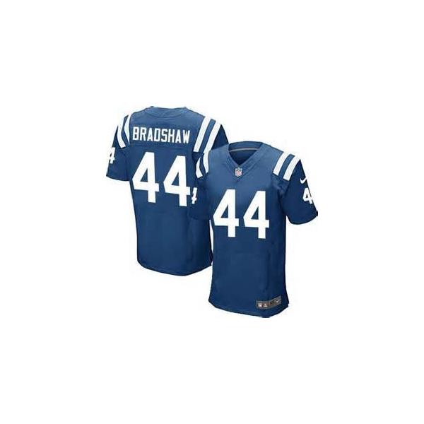 [Elite] Bradshaw Indianapolis Football Team Jersey -Indianapolis #44 Ahmad Bradshaw Jersey (Blue)