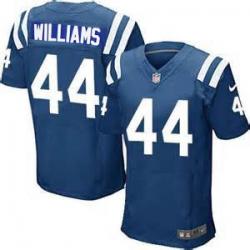 [Elite] Williams Indianapolis Football Team Jersey -Indianapolis #44 Andre Williams Jersey (Blue)