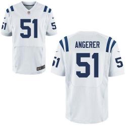 [Elite] Angerer Indianapolis Football Team Jersey -Indianapolis #51 Pat Angerer Jersey (White)