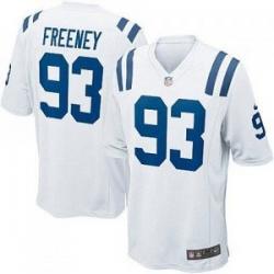 [Elite] Freeney Indianapolis Football Team Jersey -Indianapolis #93 Dwight Freeney Jersey (White)