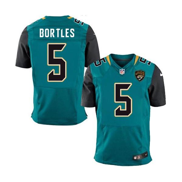 [Elite] Bortles Jacksonville Football Team Jersey -Jacksonville #5 Blake Bortles Jersey (Green)