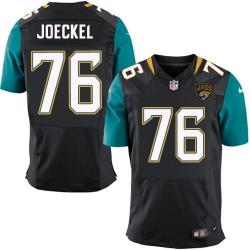 [Elite] Joeckel Jacksonville Football Team Jersey -Jacksonville #76 Luke Joeckel Jersey (Black)