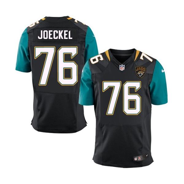 [Elite] Joeckel Jacksonville Football Team Jersey -Jacksonville #76 Luke Joeckel Jersey (Black)