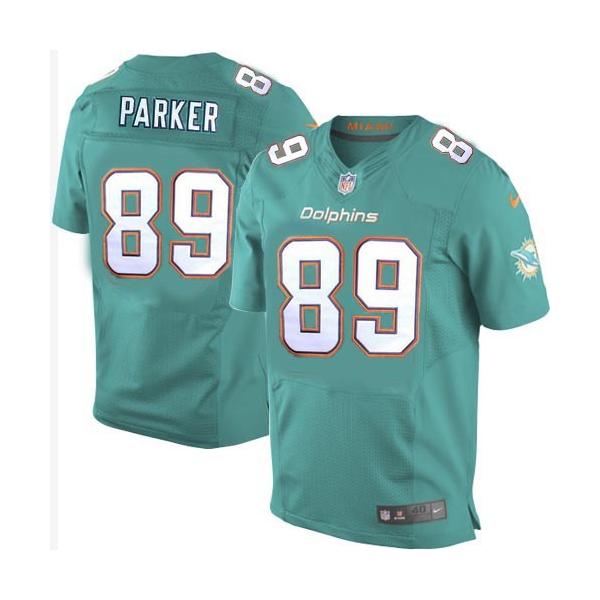 [Elite] Parker Miami Football Team Jersey -Miami #89 DeVante Parker Jersey (Green, 2015 new)