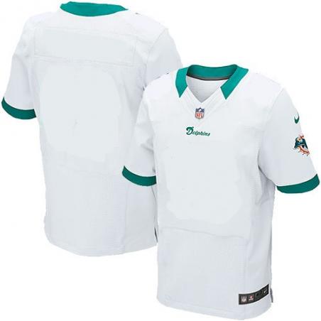 [Elite] Miami Football Team Jersey -Miami Jersey (Blank, White)